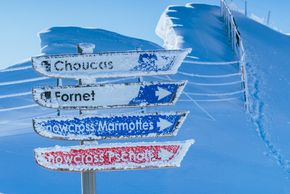 Schneemangel Fehlanzeige: Frau Holle lässt es in Portes du Soleil jedes Jahr kräftig schneien.