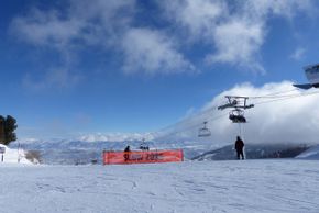 Start der Home Run Abfahrt.