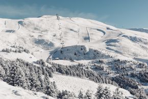 An Schnee mangelt es im Winter auf der Plose nicht. Das Skigebiet reicht bis auf 2500 Meter.
