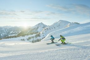 Die Reiteralm bietet fortgeschrittenen Skifahrern und Snowboardern ideale Bedingungen mit 23 km rot markierten Abfahrten.