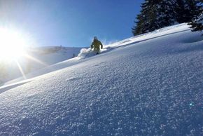 Free-Ride-Gelände für Powder-Fans