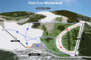 Pistenplan Fort Fun Winterwelt
