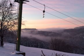 Abendstimmung am Elektrolift