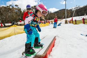Für die ersten Versuche auf dem Board gibt es ein Kinderland.