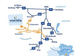 Anfahrt zum Schigebiet Unterberg