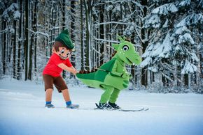 Fanny und Beppi sind die Maskottchen im Urlaubsland Hohenbogenwinkel