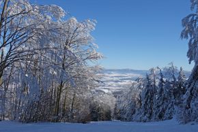 Familienabfahrt mit Ausblick ins Tal