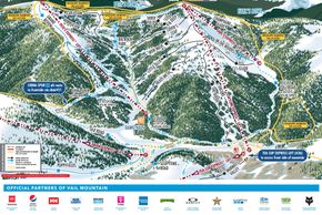Pistenplan Vail - Blue Sky Basin