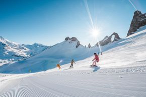 Ein Traum in Weiß erwartet die Wintersportler auf 300 Pistenkilometer.