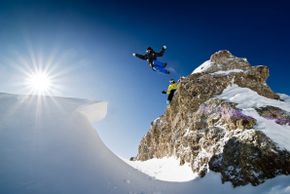 In Val d’Isere gibt es auch zahlreiche Freeride-Möglichkeiten.