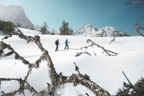 Die Umgebung rund um Virgen bietet sich zum Schneeschuhwandern an.