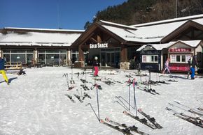 Das Restaurant Gold Snack liegt im Talbereich der Gold Zone.