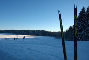 Im Langlaufzentrum stehen dir 4 Loipen zum klassischen Langlaufen oder Skating zur Verfügung.