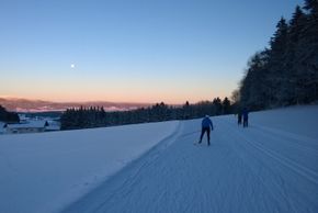 Rund um das Nordische Zentrum Jägerbild erstreckt sich ein Loipenverbund von bis zu 60 Kilometer Länge.