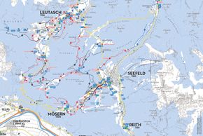 Loipenplan der Region Seefeld