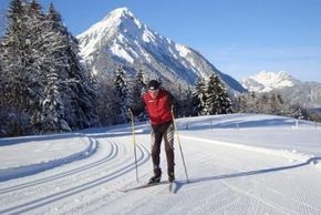 Loipe in Aeschiried, meistens Nebelfreie Zone