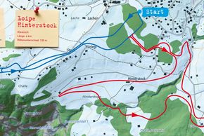 Loipenplan Amden Weesen