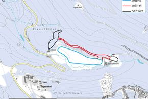 Die Höhen-Loipe Scharitzkehl am Obersalzberg bei Berchtesgaden