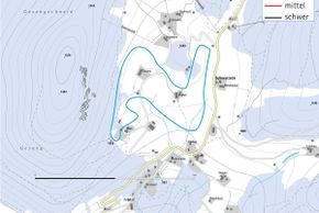 Loipe Hochschwarzeck bei Ramsau