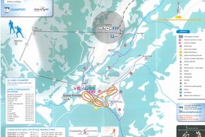 Loipenplan Champéry