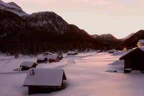 Winteridylle im Val di Fassa