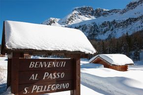 Auch am San Pellegrino Pass kann man langlaufen.