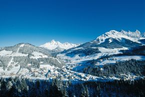 Blick vom Rossbrand auf Filzmoos