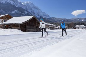 Langlaufen im Zugspitzdorf