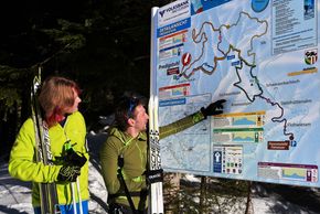 Loipenplan am Predigstuhl