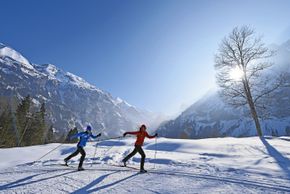 Ob für den klassischen Langlauf oder zum Skating - in Kandersteg findet jeder die richtige Loipe für sich.