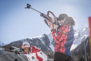 Vor allem Antholz ist als Eldorado für Biatlethen bekannt.