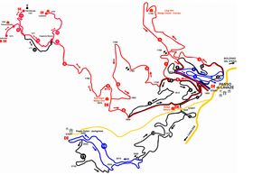 Loipenplan Lavazé Pass