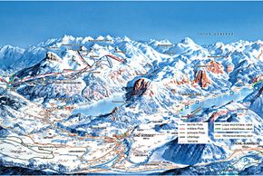 Panoramakarte Ausseerland - Salzkammergut
