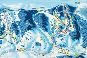 Pisten- und Loipenplan Rokytnice nad Jizerou (Rochlitz an der Iser)