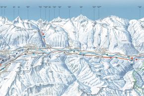 Loipenplan St. Moritz (Engadin Nord)