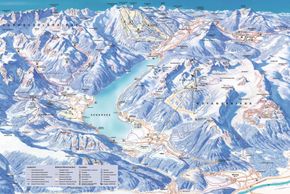 Winter Panoramakarte Achensee