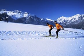 12 Loipenkilometer finden Langlauffans rund um Saalbach Hinterglemm.