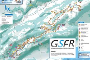 Loipenplan Les Rasses