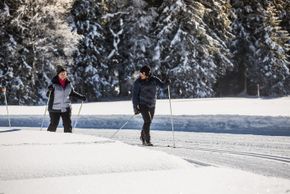 Das auf 1000 Meter gelegene Heutal eignet sich besonders für Nordische Entdeckungstouren.