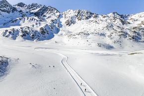 Detaillierte Infos zum Langlauf und den Loipen im Langlaufgebiet Schnalstal (Val Senales)