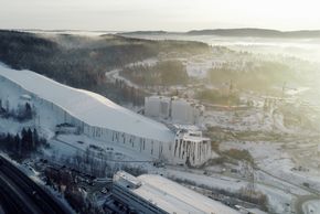 SNØ ist eine der größten Skihallen der Welt.