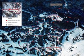 Die Loipen von St. Christina