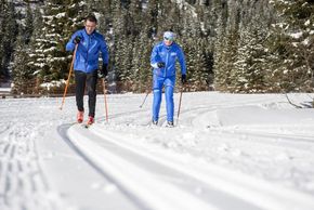 Langlaufen im Langental in Gröden