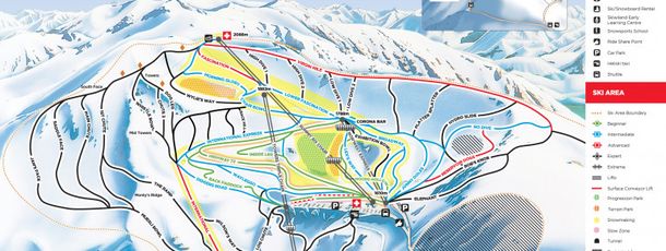 Information about the ski resort Mt Hutt