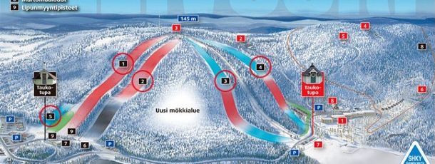 Information about the ski resort Ellivuori