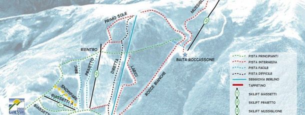 Information about the ski resort Garessio Colle di Casotto