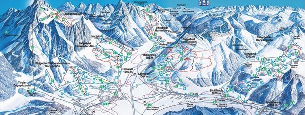 Information about the ski resort Tiroler Zugspitz Arena