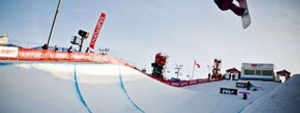 Hier können Snowboarder sich austoben.