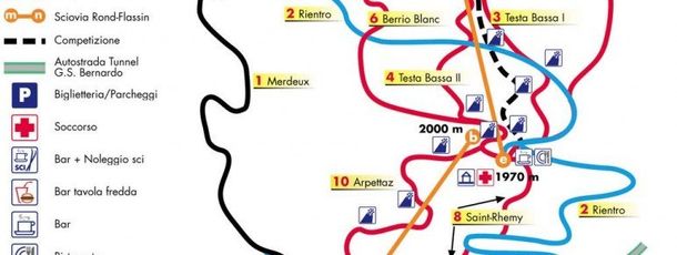 Detaillierte Infos zum Skiurlaub im Skigebiet Crévacol - Saint Rhemy en Bosses