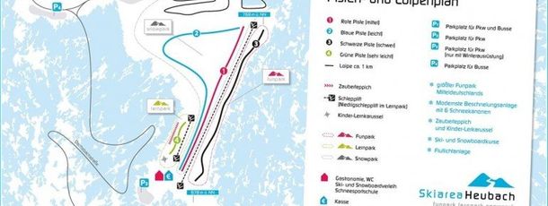 Information on Cross-Country Skiing at Masserberg - Heubach